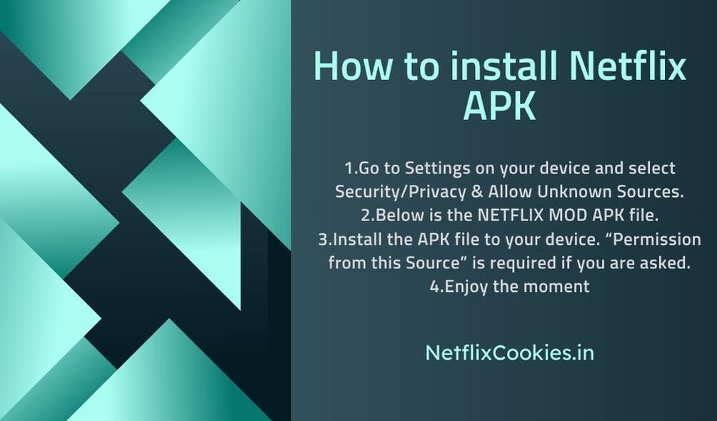 How to install Netflix APK